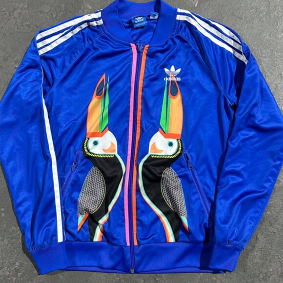 adidas Other - adidas Hoodless zipper jacket